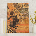 African Women Canvas Wall Art With Tribal Pattern - African Pride