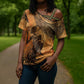African Women Cross Shoulder Shirt She Is Rooted In The Earth and Rising Like The Sun