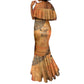 African Women Mermaid Dress With Tribal Pattern - African Pride