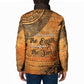 African Women Padded Jacket She Is Rooted In The Earth and Rising Like The Sun