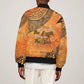 African Women Sleeve Zip Bomber Jacket With Tribal Pattern - African Pride