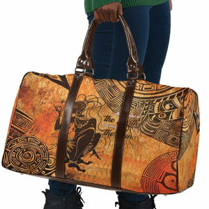 African Women Travel Bag She Is Rooted In The Earth and Rising Like The Sun