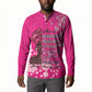 African Women Button Sweatshirt Black Beautiful Brave and Bressed - Pink Color