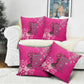 African Women Pillow Cover Black Beautiful Brave and Bressed - Pink Color
