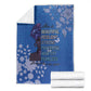 African Women Black Beautiful Brave and Bressed - Blue Color Blanket - African Pride