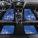 African Women Black Beautiful Brave and Bressed - Blue Color Car Mats - African Pride
