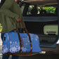 African Women Travel Bag Black Beautiful Brave and Bressed - Blue Color