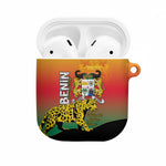 Benin National Day AirPods Case Leopard With Coat Of Arms