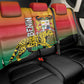 Benin National Day Back Car Seat Cover Leopard With Coat Of Arms - African Pride