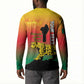 Personalized Benin National Day Button Sweatshirt Leopard With Coat Of Arms