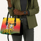 Benin National Day Leather Bag Leopard With Coat Of Arms
