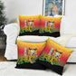 Benin National Day Pillow Cover Leopard With Coat Of Arms