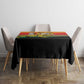 Benin National Day Tablecloth Leopard With Coat Of Arms - African Pride