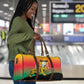 Benin National Day Travel Bag Leopard With Coat Of Arms
