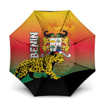 Benin National Day Umbrella Leopard With Coat Of Arms