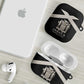 Jamaica AirPods Case Coat Of Arms With Rastafarian Lion Silver Color