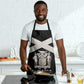 Jamaica Apron Coat Of Arms With Rastafarian Lion Silver Color