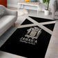 Jamaica Area Rug Out of Many One People Silver Color - African Pride