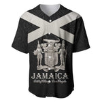 Personalized Jamaica Baseball Jersey Out of Many One People Silver Color - African Pride