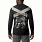 Personalized Jamaica Button Sweatshirt Coat Of Arms With Rastafarian Lion Silver Color