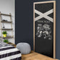 Personalized Jamaica Door Cover Coat Of Arms With Rastafarian Lion Silver Color