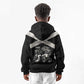 Personalized Jamaica Kid Hoodie Out of Many One People Silver Color - African Pride