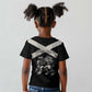 Personalized Jamaica Kid T shirt Out of Many One People Silver Color - African Pride