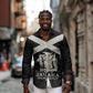 Personalized Jamaica Long Sleeve Button Shirt Out of Many One People Silver Color - African Pride