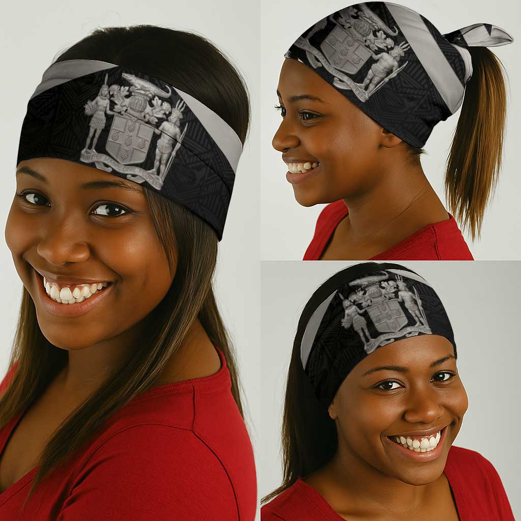 Jamaica Neck Gaiter Out of Many One People Silver Color LT15