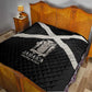 Jamaica Quilt Out of Many One People Silver Color - African Pride
