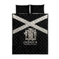 Jamaica Quilt Bed Set Out of Many One People Silver Color - African Pride
