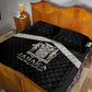 Jamaica Quilt Bed Set Out of Many One People Silver Color - African Pride