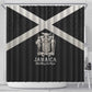 Jamaica Shower Curtain Out of Many One People Silver Color - African Pride
