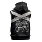Personalized Jamaica Sleeveless Hoodie Out of Many One People Silver Color - African Pride