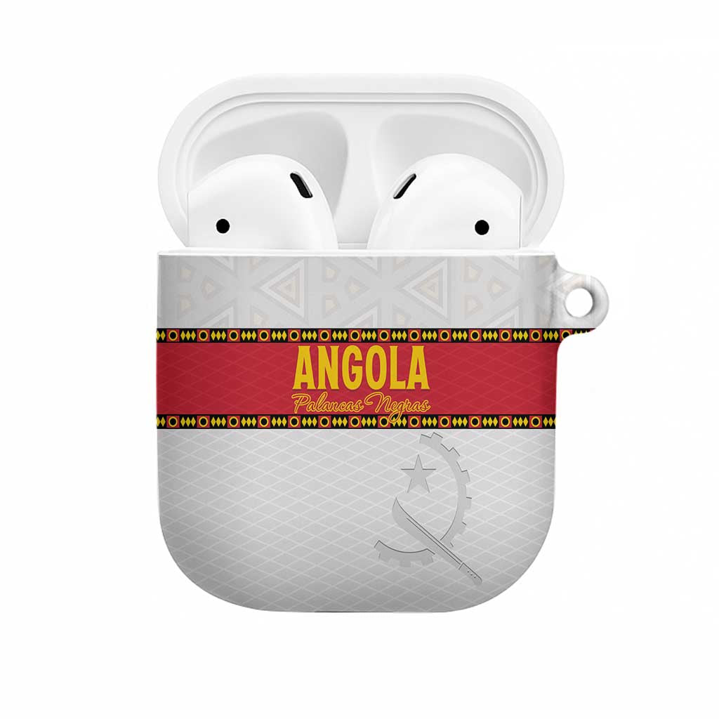 Angola Football AirPods Case Avante Palancas Negras - White