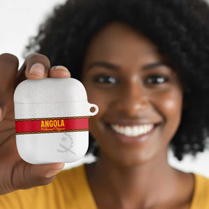 Angola Football AirPods Case Avante Palancas Negras - White