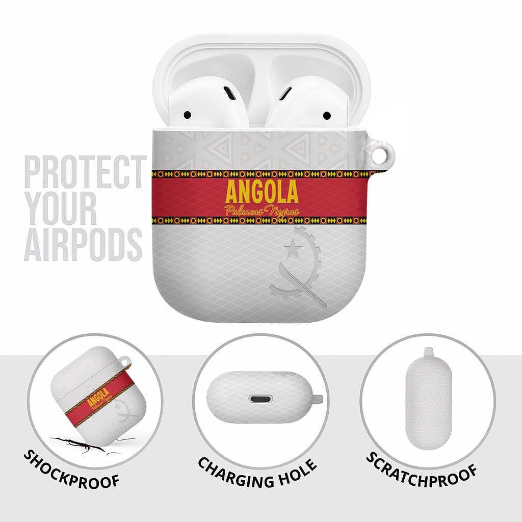 Angola Football AirPods Case Avante Palancas Negras - White