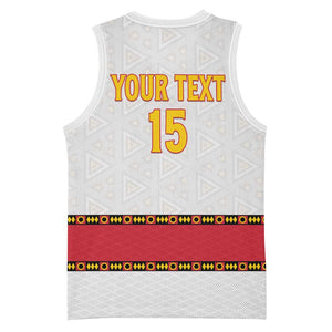 Afro Angola Football Custom Basketball Jersey Go Palancas Negras LT15