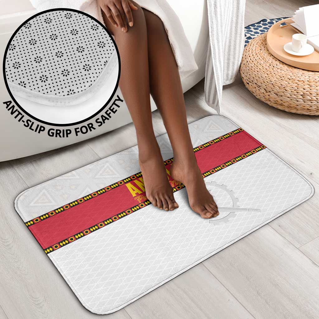 Angola Football Bathroom Set Avante Palancas Negras - White