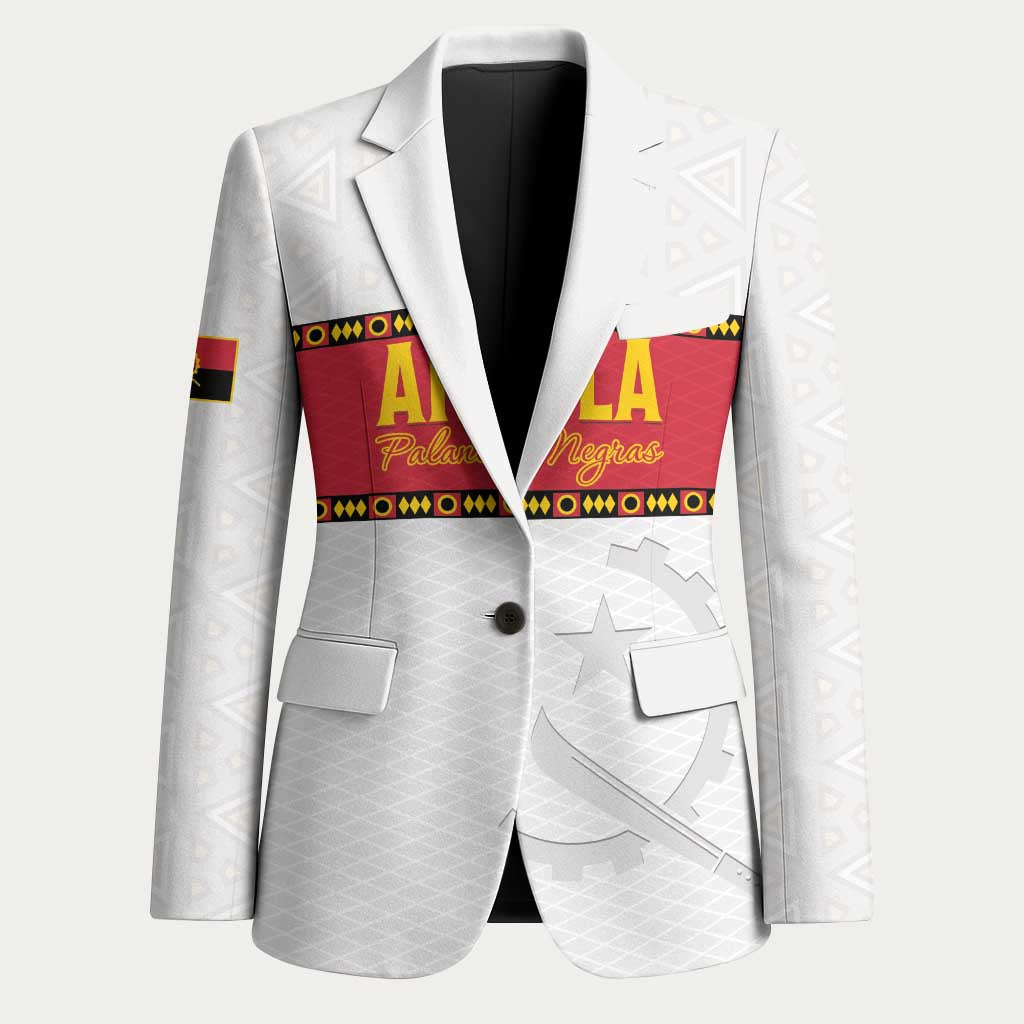 Custom Angola Football Blazer Avante Palancas Negras - White