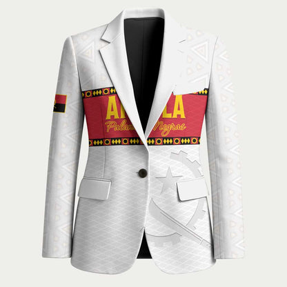 Custom Angola Football Blazer Avante Palancas Negras - White
