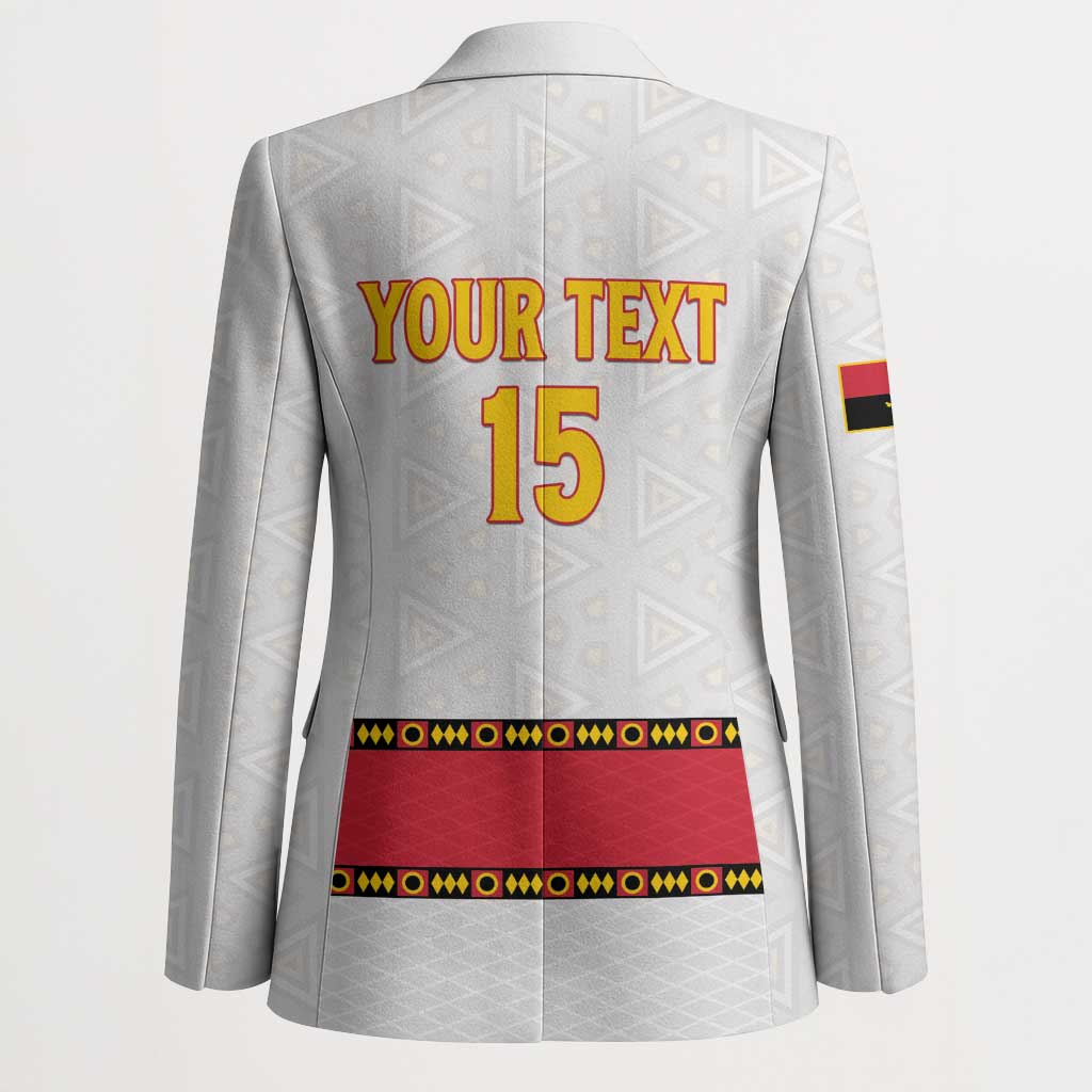 Custom Angola Football Blazer Avante Palancas Negras - White