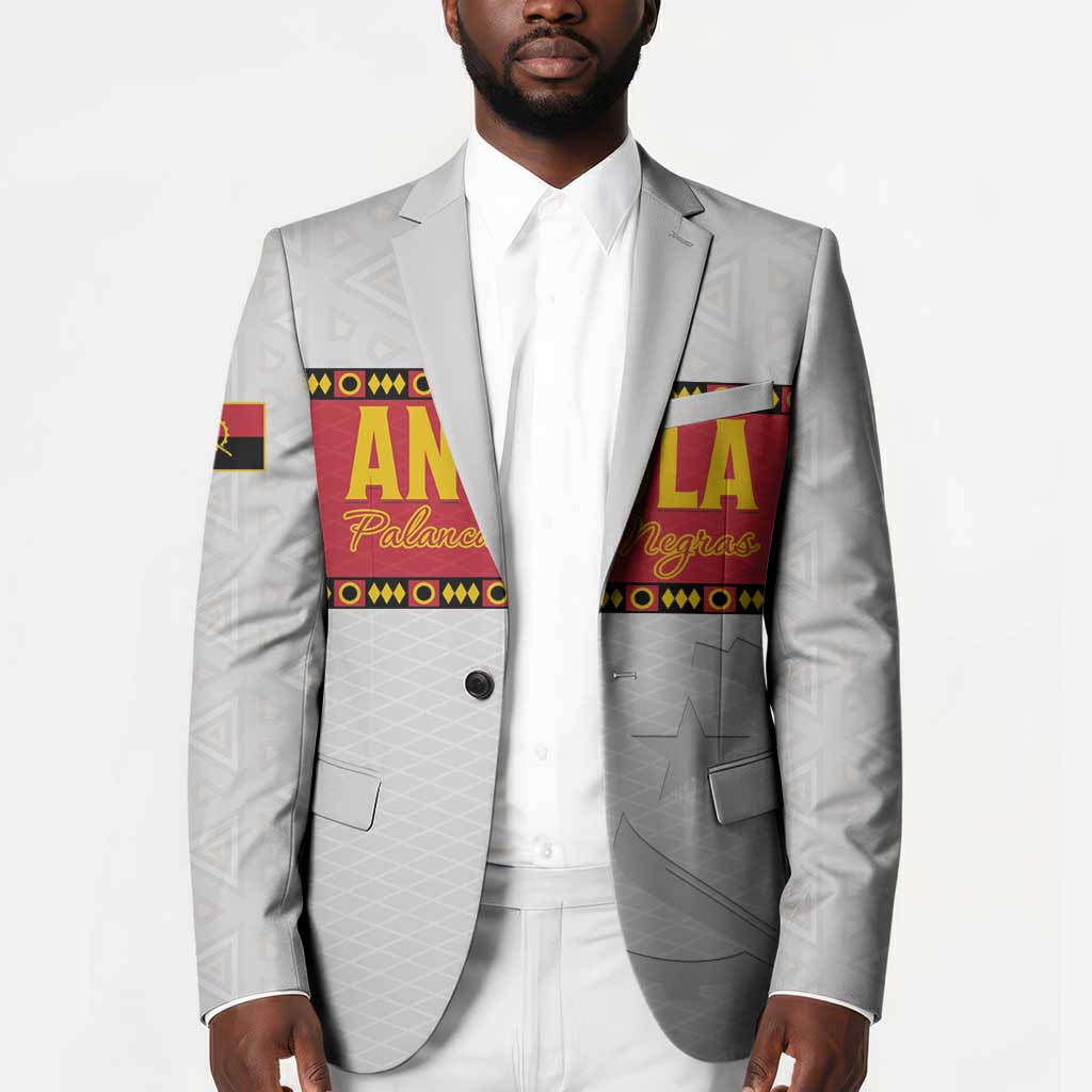 Custom Angola Football Blazer Avante Palancas Negras - White