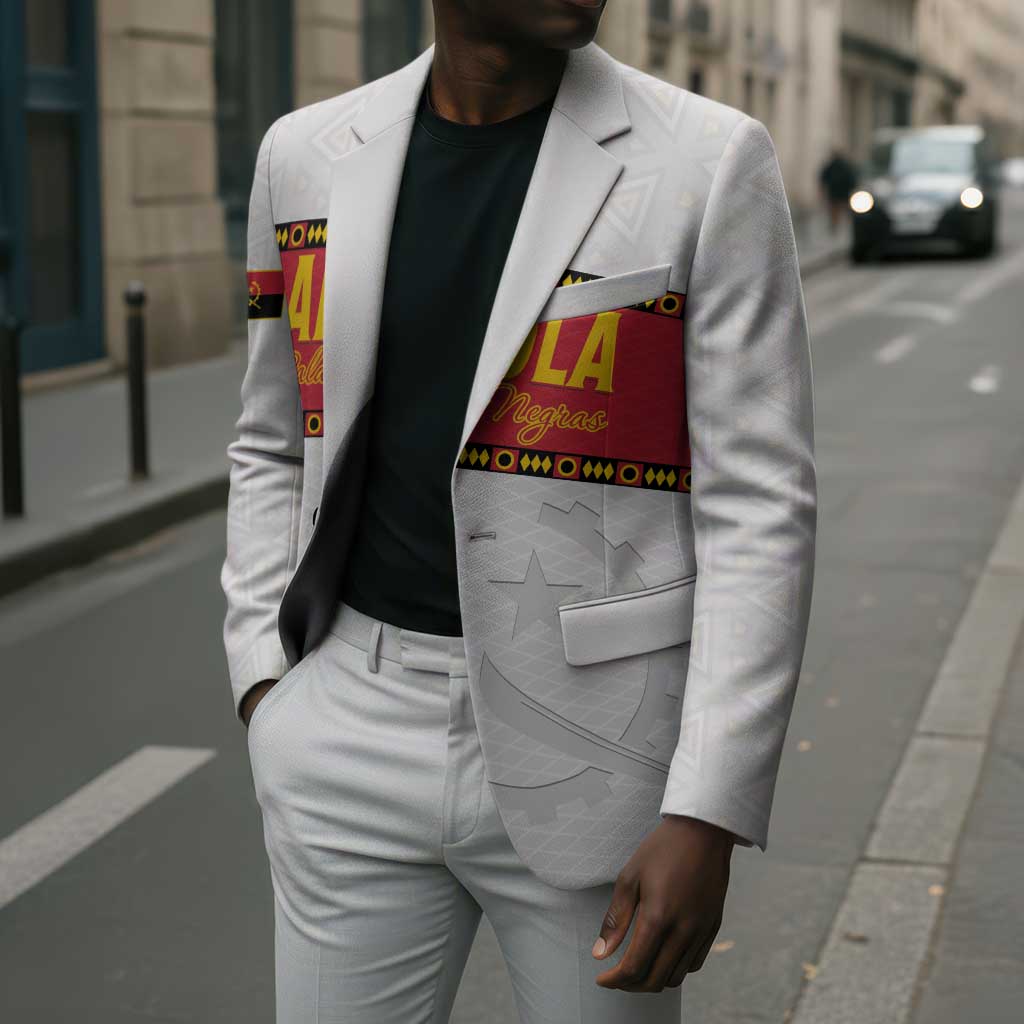 Custom Angola Football Blazer Avante Palancas Negras - White