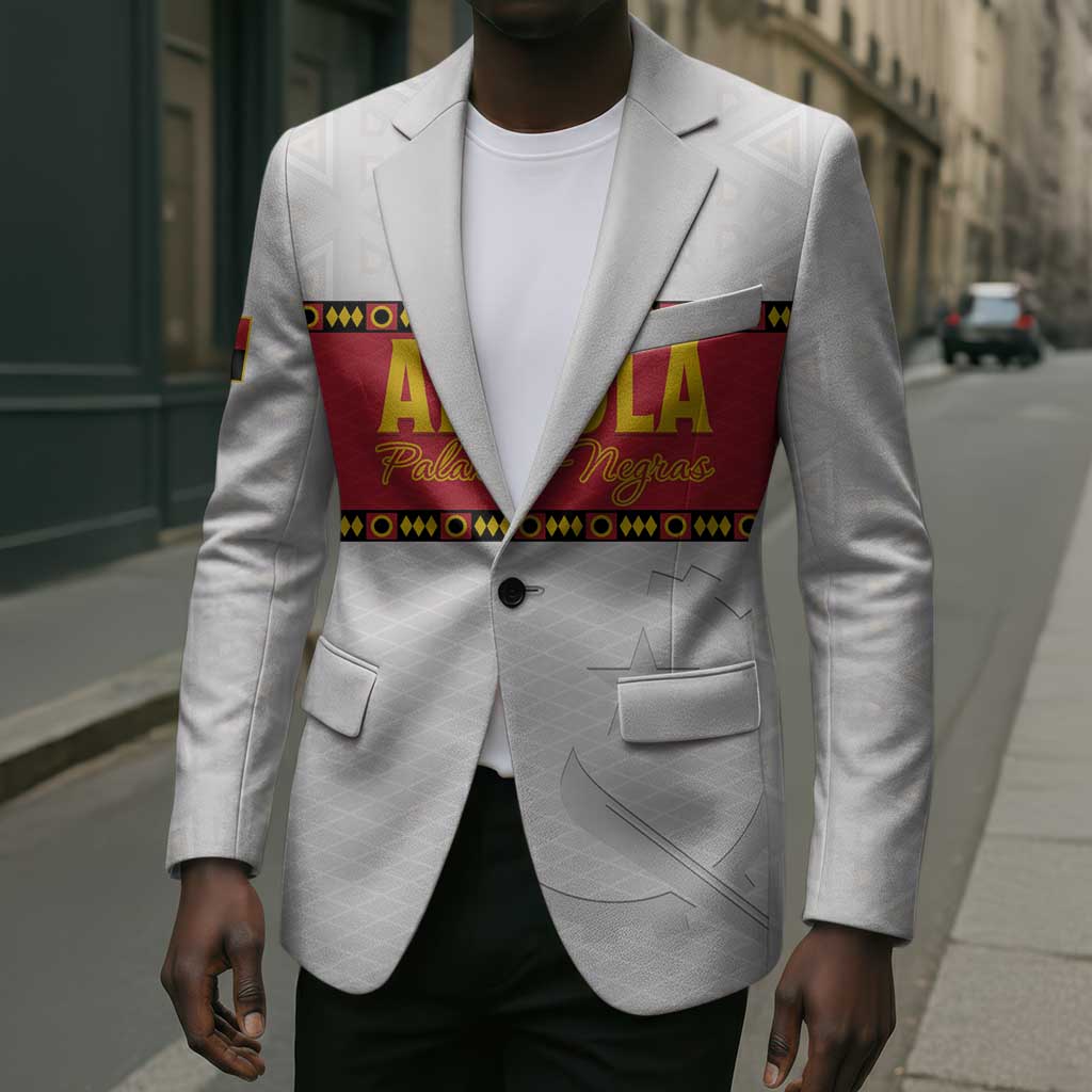 Custom Angola Football Blazer Avante Palancas Negras - White