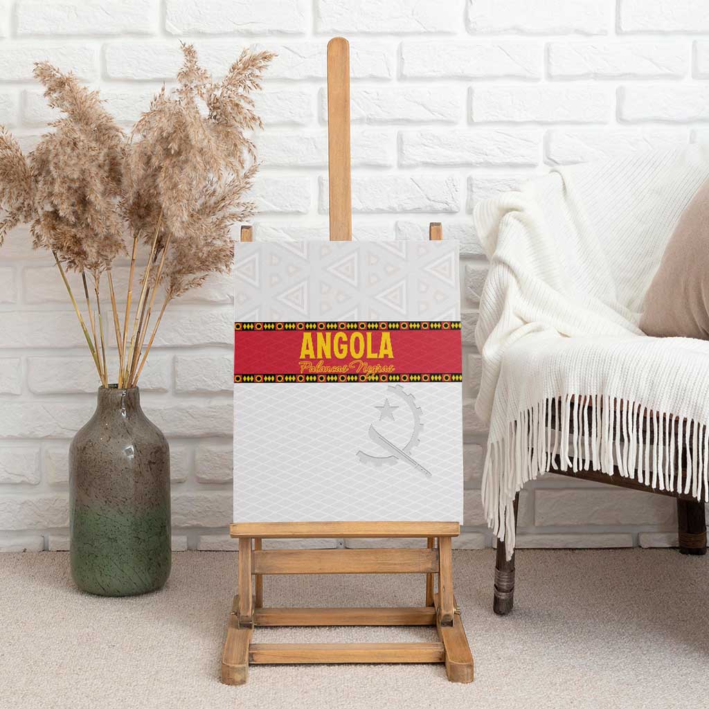 Afro Angola Football Canvas Wall Art Go Palancas Negras - African Pride