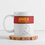 Custom Angola Football Ceramic Mug Avante Palancas Negras - White