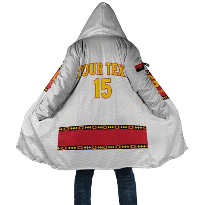 Custom Angola Football Cloak Avante Palancas Negras - White