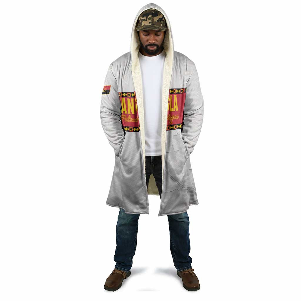 Custom Angola Football Cloak Avante Palancas Negras - White