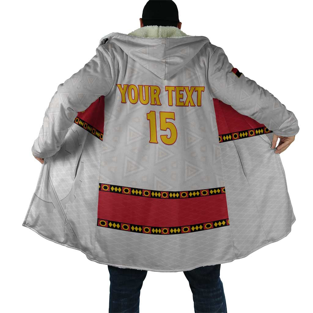 Custom Angola Football Cloak Avante Palancas Negras - White